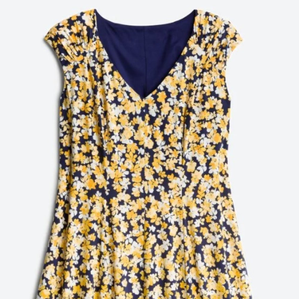 Wisp yellow floral dress from Stitch Fix size 2x